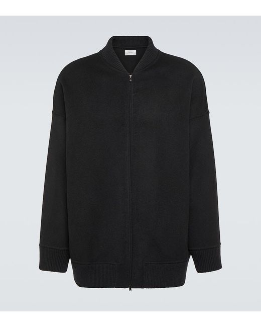 The Row Black Daxton Cashmere Jacket for men