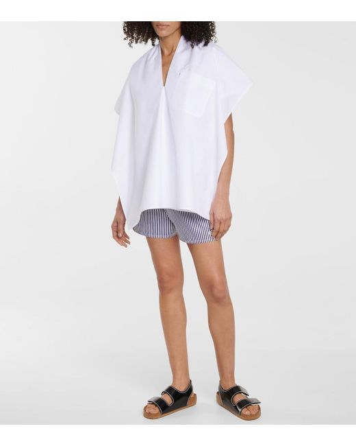 Coperni White Convertible Cotton Top
