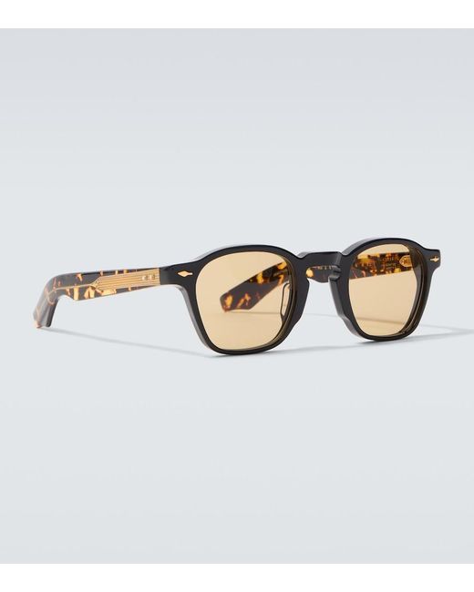 Jacques Marie Mage Runde Sonnenbrille Zephirin in Brown für Herren