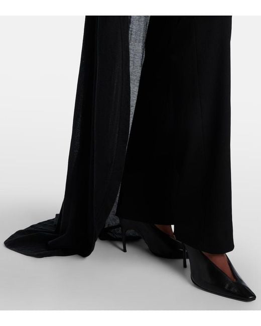 Balenciaga Black Duchesse Leather Pumps