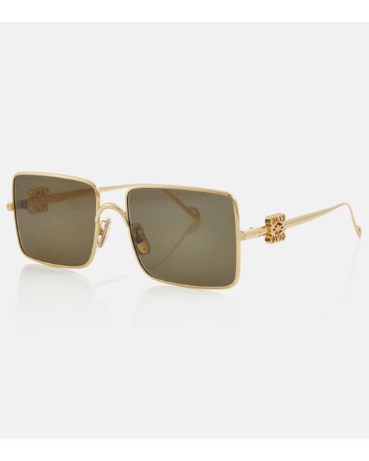Loewe Brown Rectangular Sunglasses