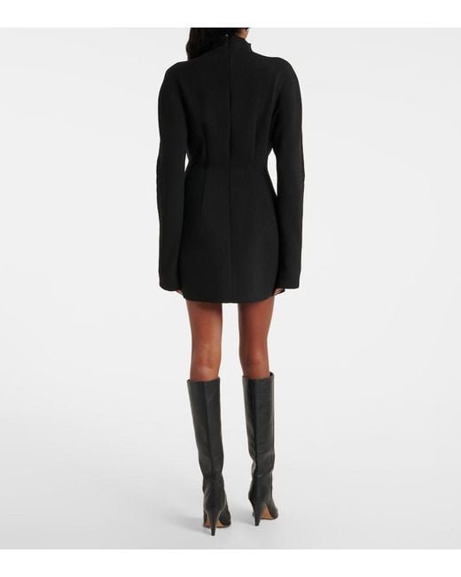 Sportmax Black Tefrite Minidress