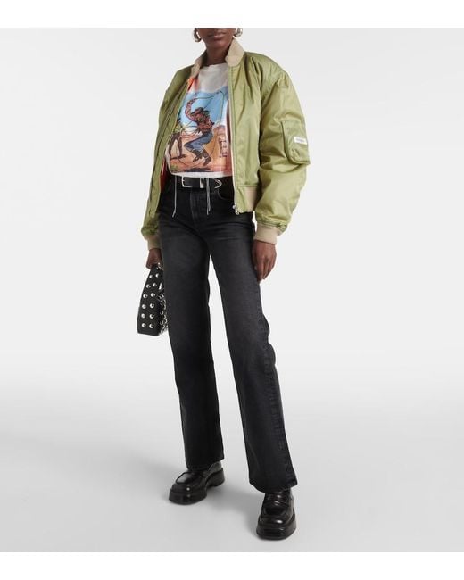 Citizens of Humanity Black Vidia Mid-Rise Bootcut Jeans