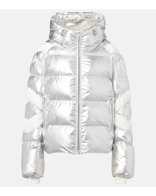 Fusalp Gray Charloy Metallic Ski Jacket