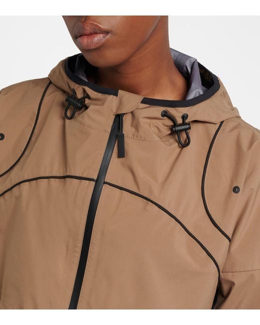 Balenciaga Brown Cropped Taffeta Jacket