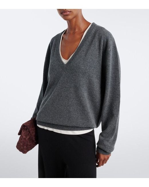 Extreme Cashmere Gray N°492 Ben Cashmere Sweater