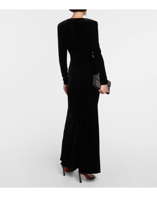 Black Velvet Ball Gown Victorian Gown D3001 - D-RoseBlooming | Victorian  gown, Velvet ball gown, Ball gowns victorian