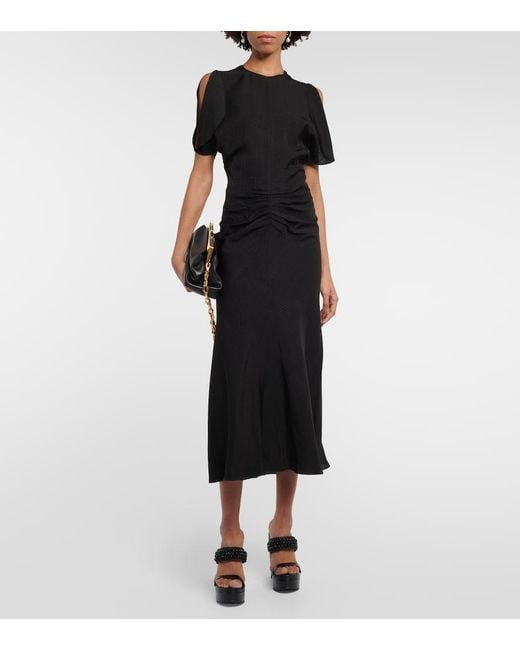 Jimmy Choo Black Amoure Wedge 130 Leather Sandals