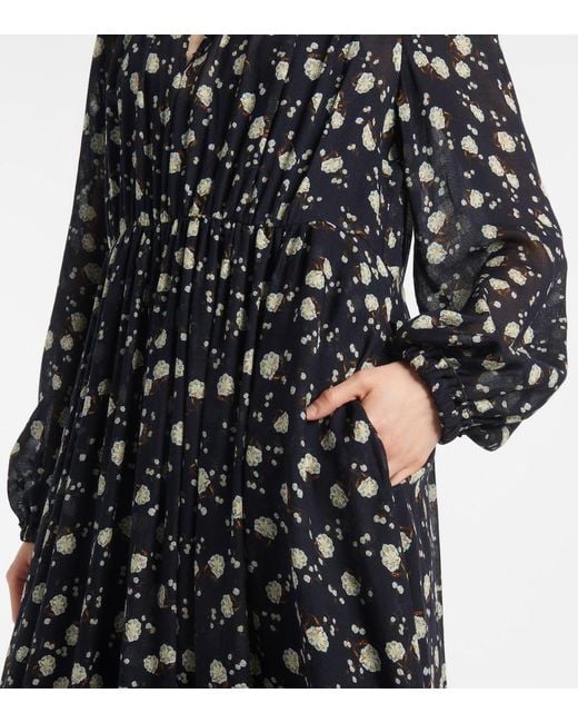 Dorothee Schumacher Black Floral Volumes Printed Maxi Dress
