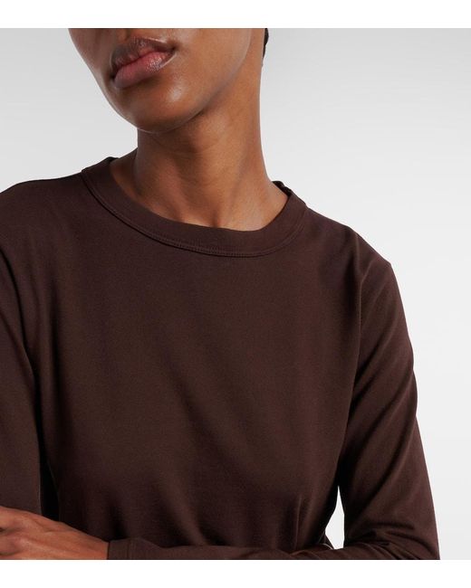 Velvet Brown Susanna Cotton Jersey T-Shirt