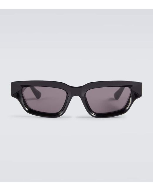 Bottega Veneta Brown Sharp Square Sunglasses for men