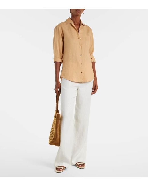 Pantaloni Regular Ilride di Faithfull The Brand in White