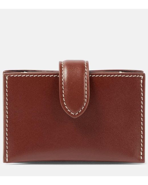 The Row Red Leather Card Case
