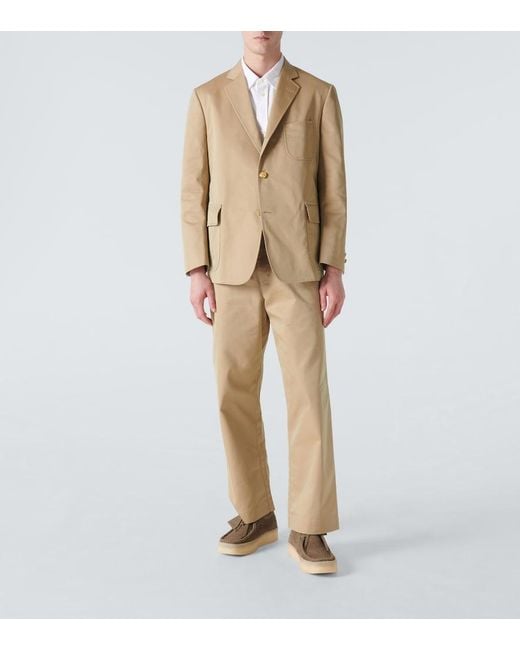 Junya Watanabe Natural X Brooks Brothers Gabardine Chinos for men