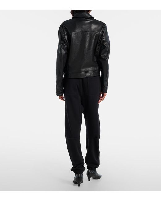 Nili Lotan Black Dulce Cotton Sweatpants