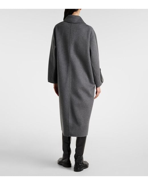 Max Mara Gray Alice Virgin Wool Coat
