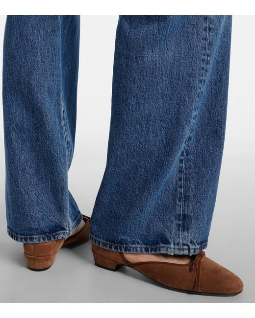 Herbert Levine Brown 24/7 Suede Ballet Flats
