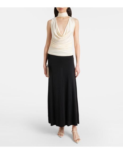 AYA MUSE Natural Brise Draped Top