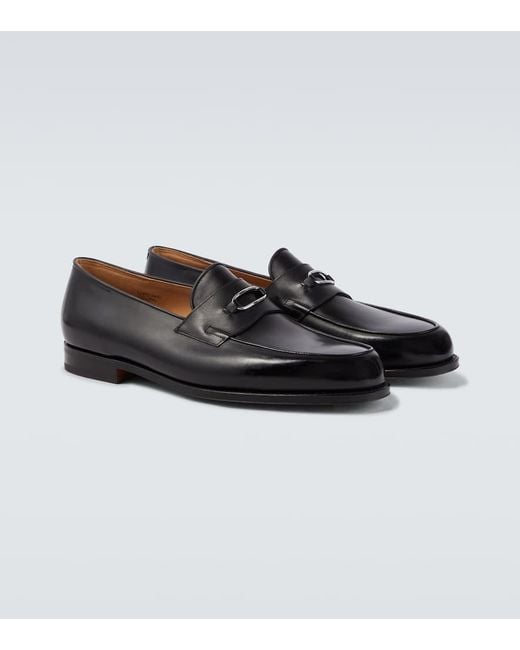 John Lobb Loafers Lopez Aus Leder in Black für Herren