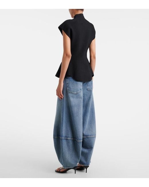 Agolde Blue Lantern Barrel-Leg Jeans