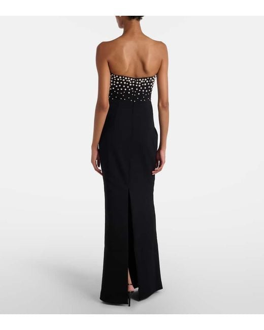 Robe Longue Lynette A Ornements Rebecca Vallance en coloris Black