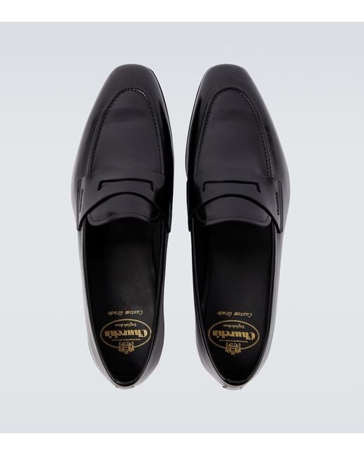 Church's Black Maesteg Leather Penny Loafers for men