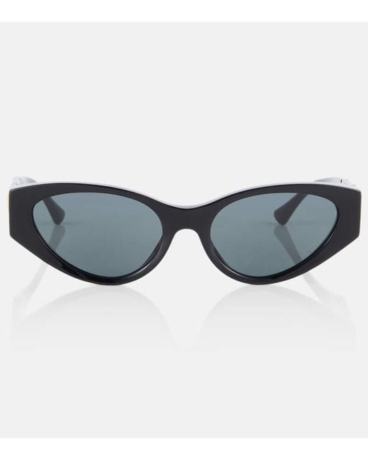 Versace Blue Medusa Cat-eye Sunglasses