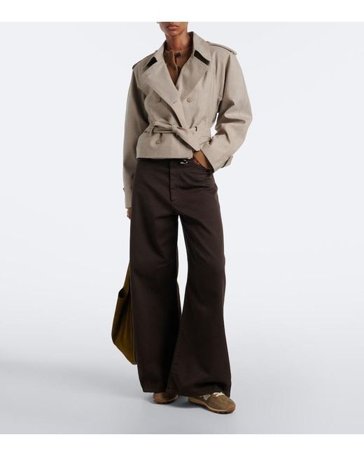 Baskets Athletic En Daim Hogan en coloris Natural