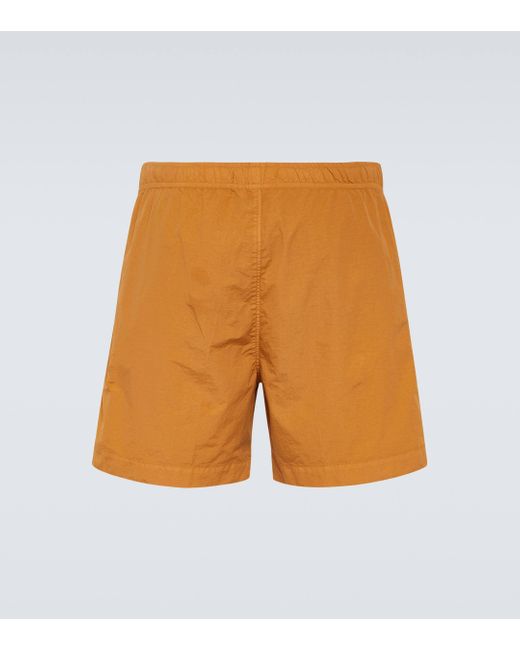 C P Company Orange Cargo Swim Shorts for men