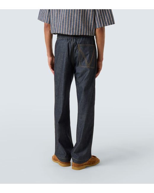 Jeans Regular A Vita Media di Bottega Veneta in Blue da Uomo