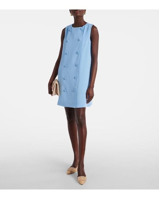 Veronica Beard Blue Alayah Minidress