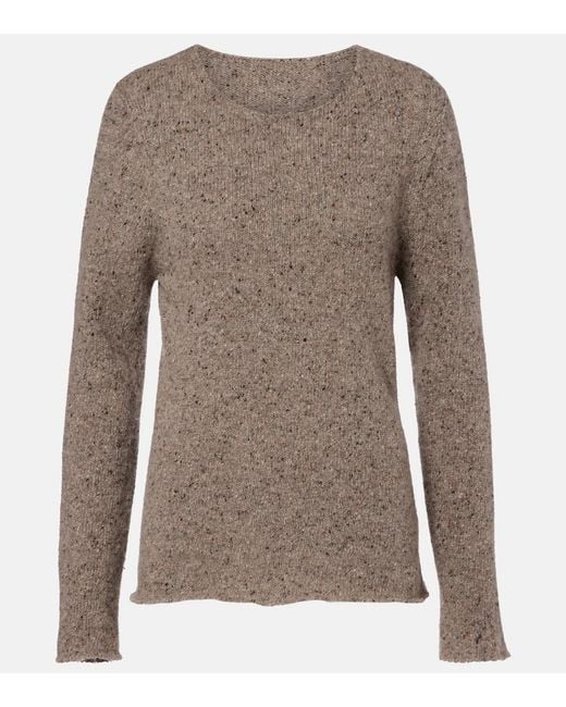 The Row Brown Maira Cashmere Sweater