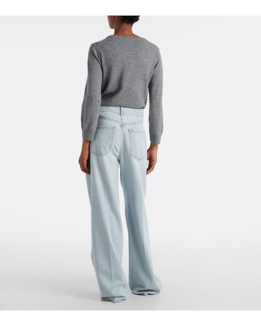 Citizens of Humanity Blue Petra High-Rise Wide-Leg Jeans