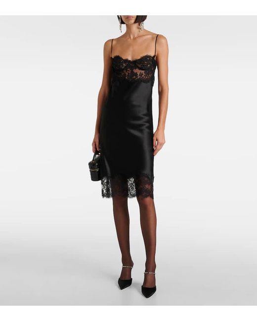 BARBARA BIG BOW MULES IN BLACK SILK