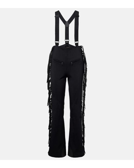 Goldbergh Blue Cowboy Fringed Ski Salopettes