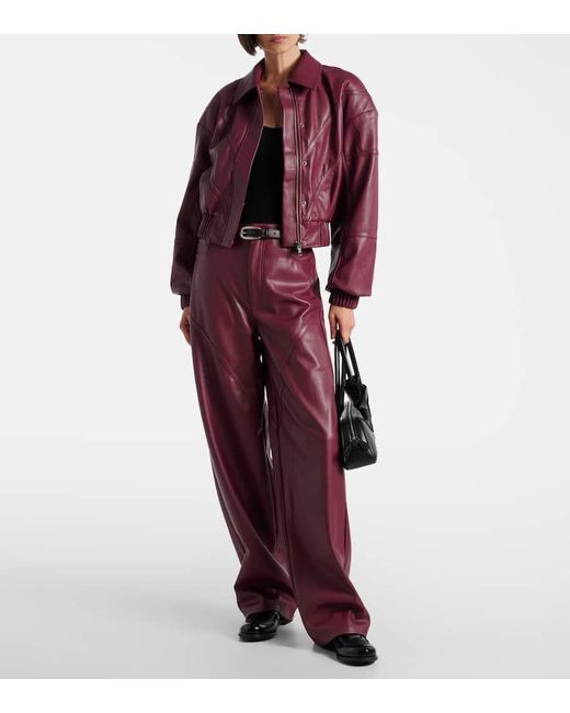 Pantalon Ample A Taille Mi-Haute ROTATE BIRGER CHRISTENSEN en coloris Red