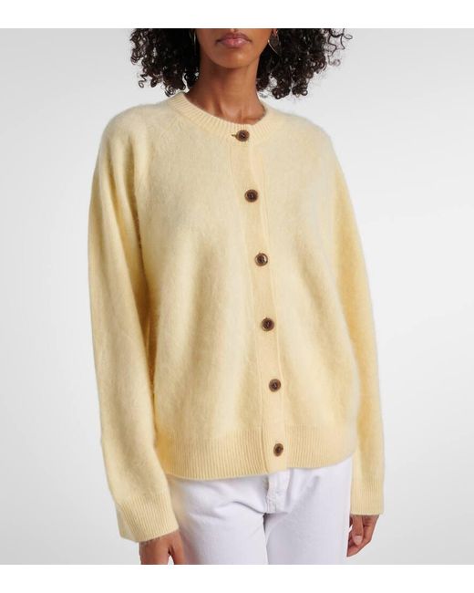 Lisa Yang Natural Cardigan Melba Aus Kaschmir