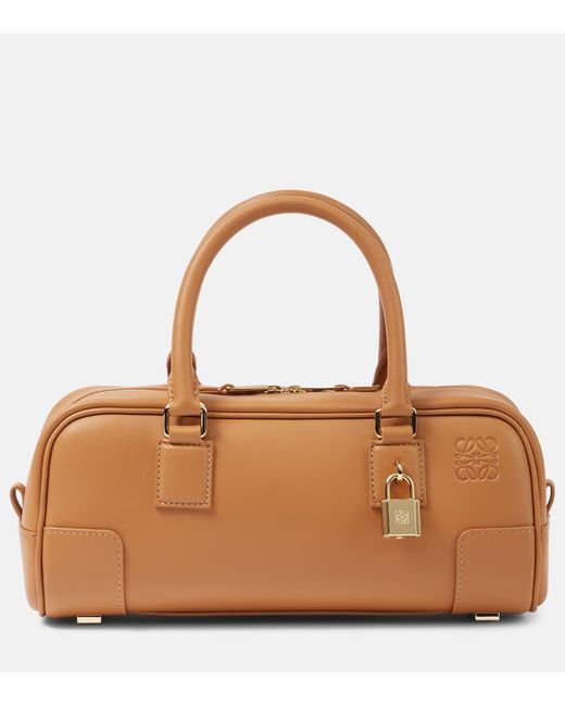 Loewe Brown Amazona 23 Leather Tote Bag