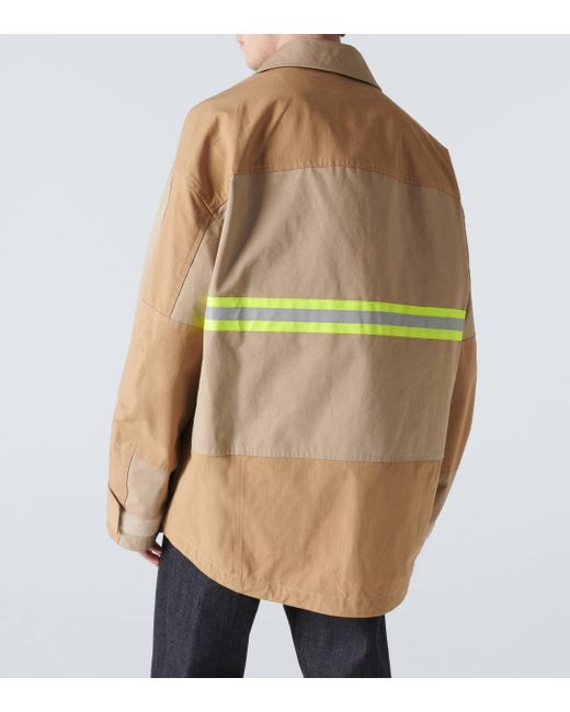 Junya Watanabe Natural Triple Layer Cotton-blend Ripstop Jacket for men