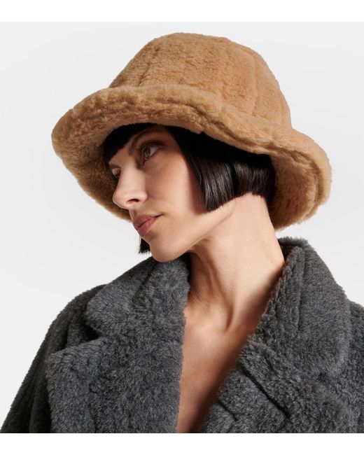 Gabriela Hearst Natural Moreau Wool, Silk, And Cashmere Bucket Hat