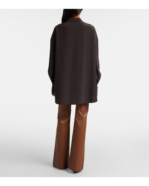 Joseph Black Camilia Satin Twill Shirt