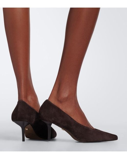 Max Mara Brown Suede Pumps