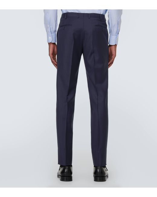 Brioni Blue Wool Suit for men
