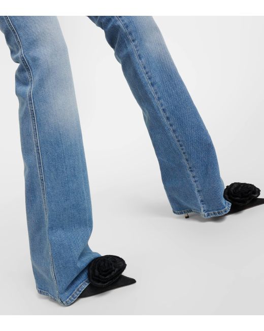 Blumarine Blue Flared Jeans