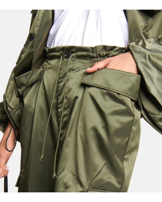 Noir Kei Ninomiya Green Cargo Pants