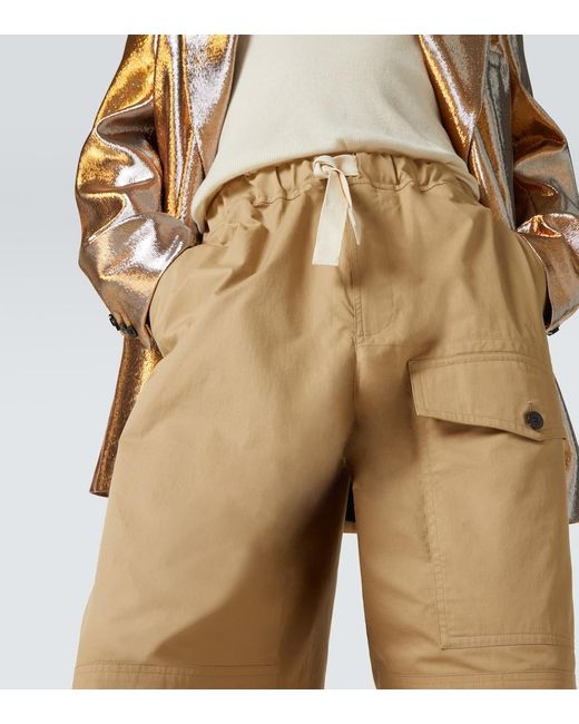 Dries Van Noten Natural Cotton Straight Pants for men