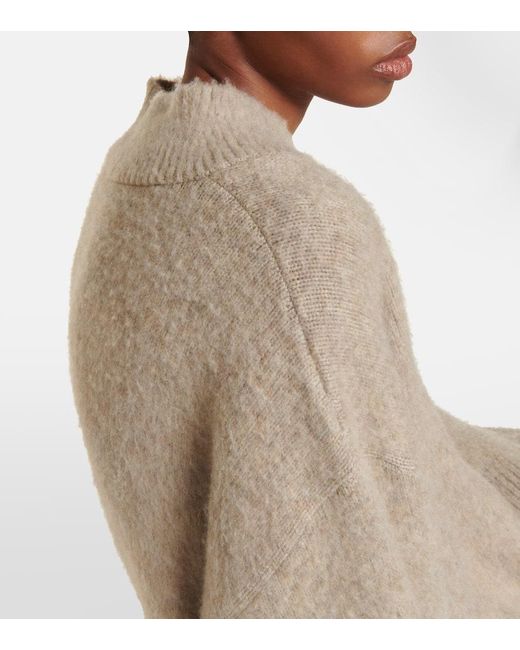 Pullover oversize Fayette in cashmere di The Row in Natural