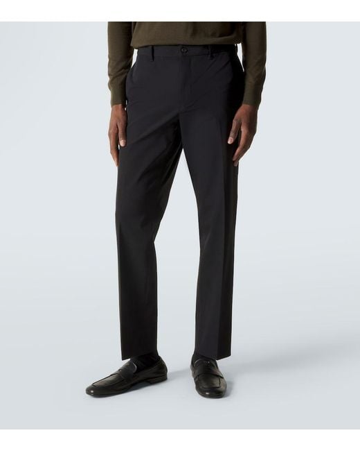 Prada Black Technical Straight Pants for men