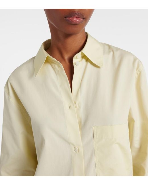 Totême Natural Cotton Poplin Shirt Dress