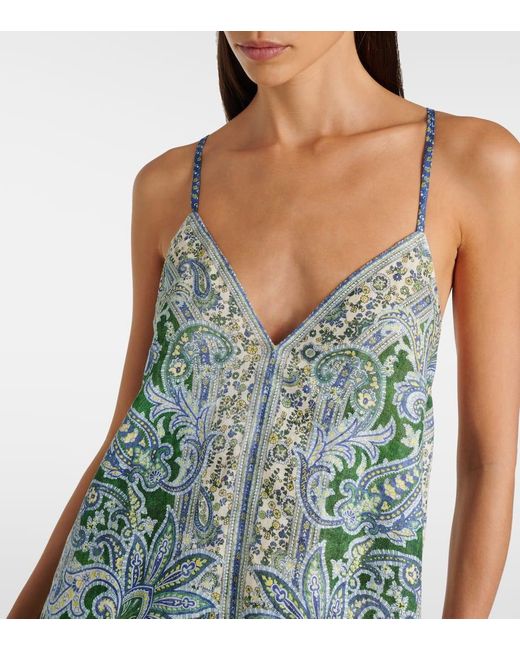 Robe Ottie Swing En Lin Zimmermann en coloris Green